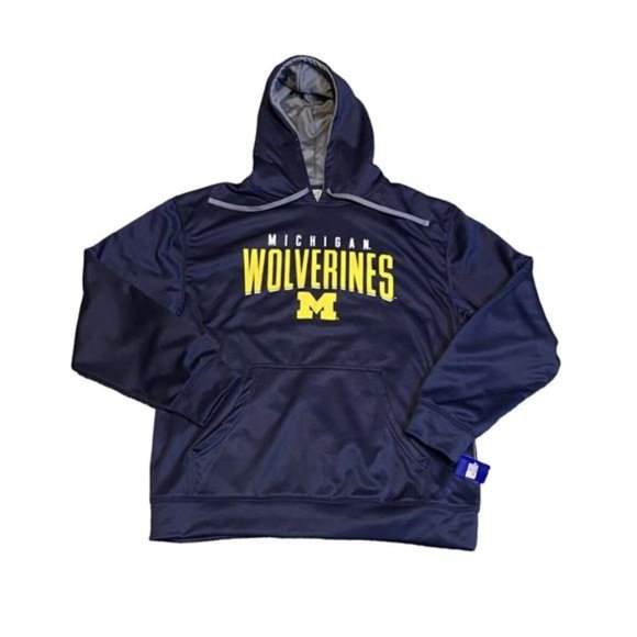 NWT Men's Michigan Wolverines Hoodie Size Large Proedge by Knights Apparel - Picture 2 of 6